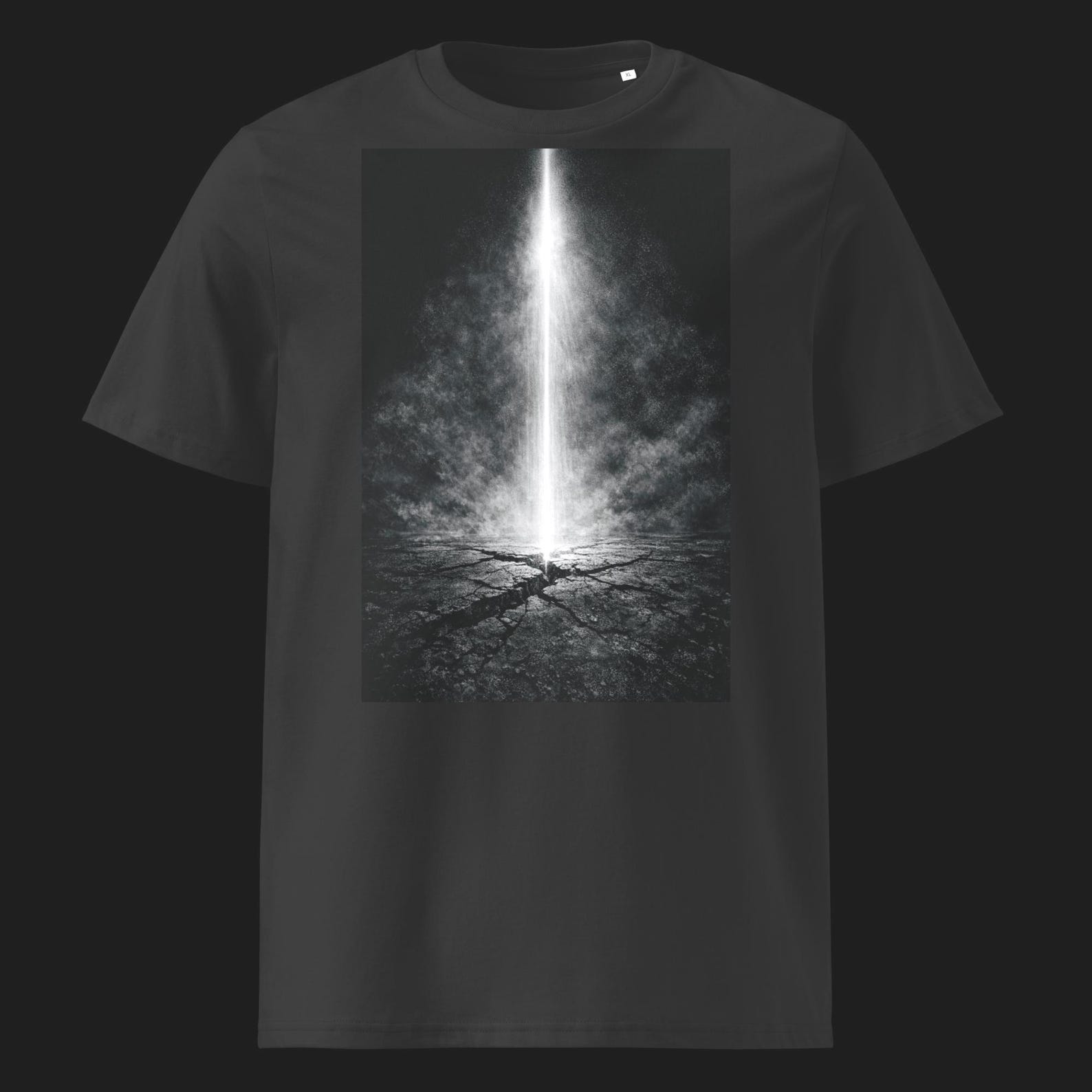 Unisex organic cotton t-shirt - „Pure Frequency - No Escape.” M