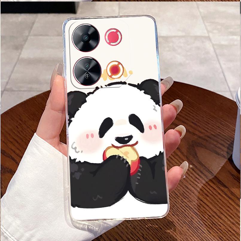 Case For Itel P65 P671L P 65 Casing Luxury Cute Love Heart Rabbit Funny Pattern Cover Clear TPU Silicone Soft Shell Phone Case