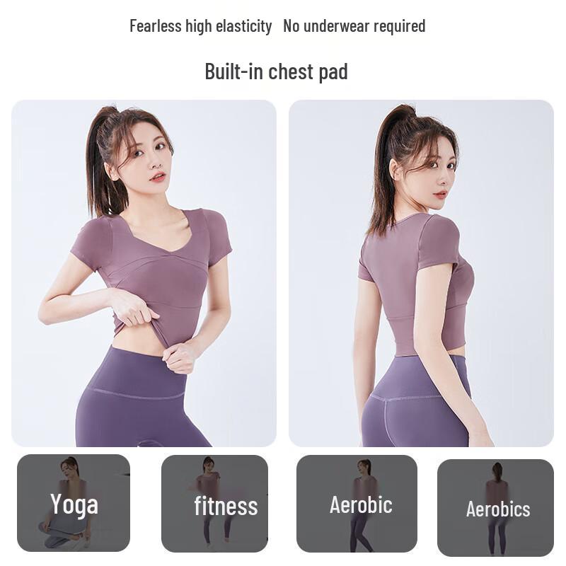 Miling Women's Short Sleeve Quick-Dry Sports Top