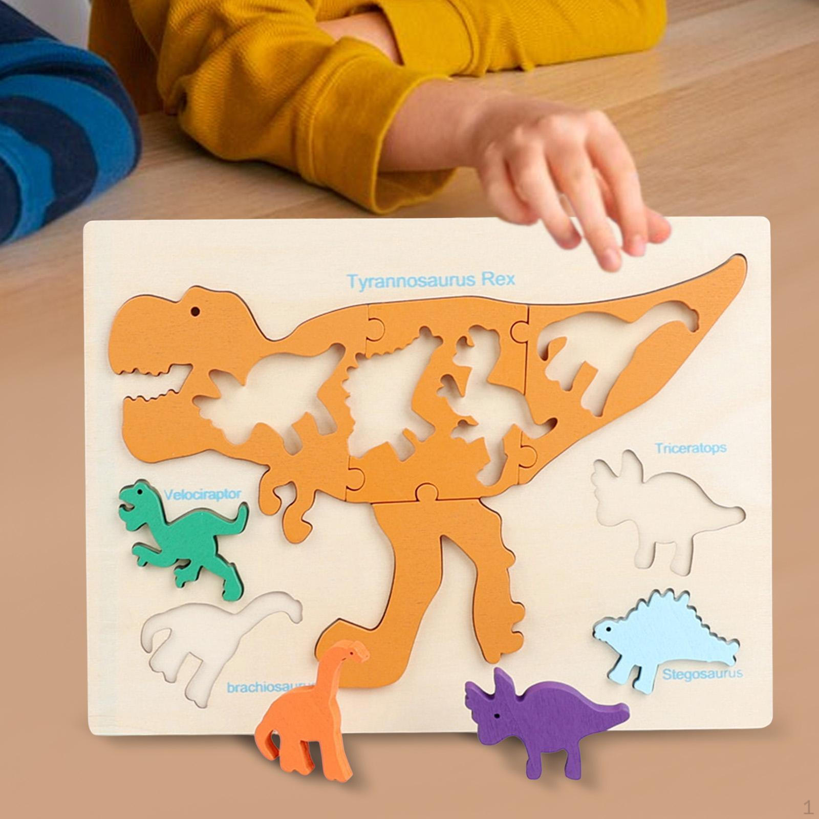 

Educational Toys Hand Eye Coordination Cognition Skill Ideal Gift Learning Matching Game Dinosaur