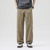 Straight Solid Color Casual Pants Men's Summer New Lazy Feeling Thin Loose Thin Tooling Pants
