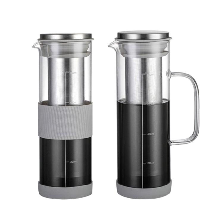Modern Cold Brew Coffee Pots with Sleeve Modern Cold Brew Coffee Carafes with Easy to Use Filter for Youngsters