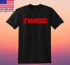 TWA Long Men's Black Size S-5XL