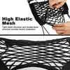Durable Nylon Mesh 1pc Elastic Cargo Net Suitable for Motorcycles, Scooters, Bicycles, Trunk and Rear Seat Accessories - With Helmet Holder