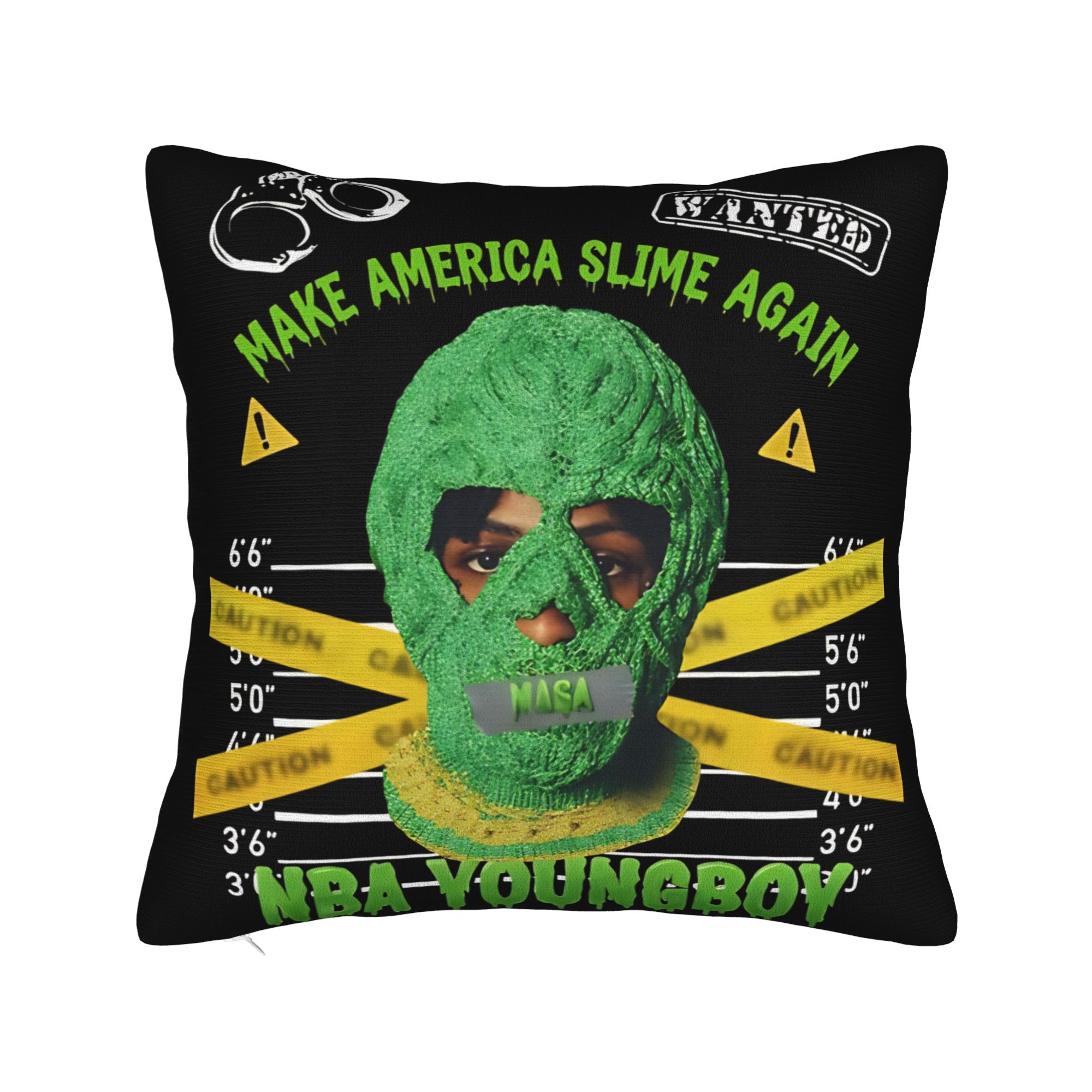 Rapper Young Boy Never Broke Again MASA Tour 2025 Pillowcases Printed Cushion Cover Decorative Throw Pillow Case Sofa Multi-Size 12x12Inch