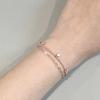 bacio baci Silver925 Shiny Chain Bracelet (pink) D21SB0830