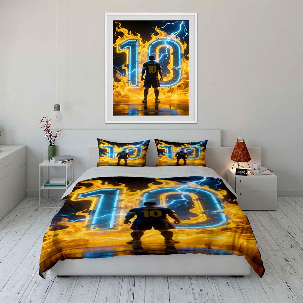 Fiery electrifying brilliance Bedding sets Duvet cover sets Duvet covers Pillowcases(1*Duvet Cover 2*Pillowcases without duvet insert)