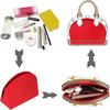 Handbag Organiser for Alma Insert, Felt Bag Organiser Purse Organiser Insert for Alma BB Insert Organiser(BB,Red)