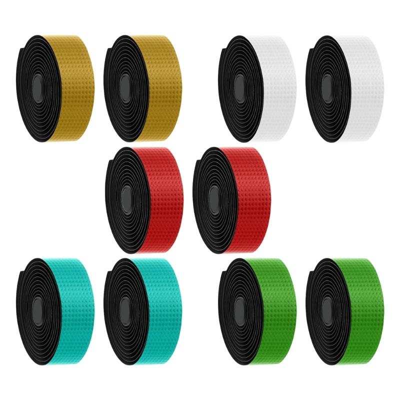 Durability Cycling Handlebars Tape Fashionable Gradients Color Handlebars Tape for Cycling Enthusiasts