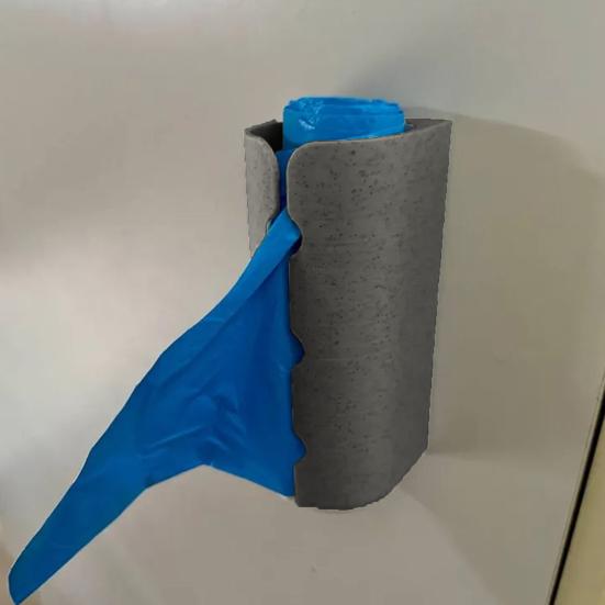 Garbage Bag Organizer Wall-Mounted Garbage Bag Roll Holder Trash Bag Dispenser