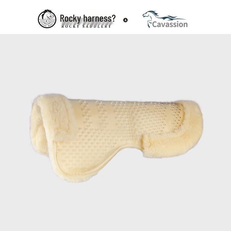 Cavassion Two-in-One Equestrian Silicone Wool Saddle Pad 8210014 One Size нет