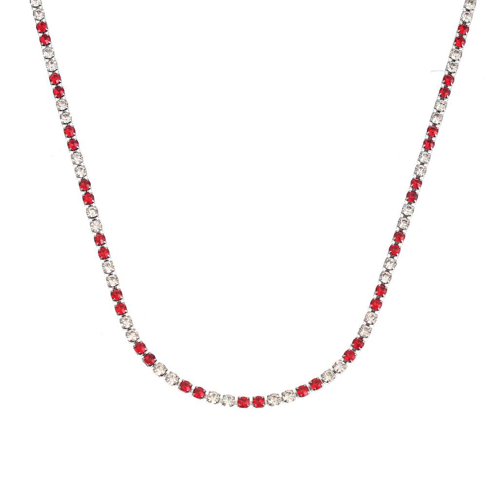 Rozsdamentes acél többsoros gyémánt cirkónia karkötő férfiaknak és nőknek