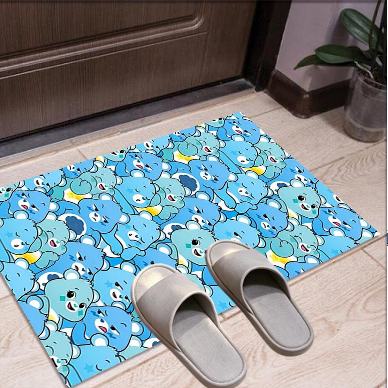 Care Bears Pattern Rug, Indoor/Outdoor Mat, for Picnic, Gameroom, Bedroom, Office, Living Room, Home Decor Carpet, Birthday Gift