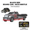 1/64 Mini Truck Cars APP 2.4G Remote Controlled Pickup Trailer Drift Alloy Trucks Children App Radio Control Rescue Vehicle Toys