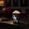 Halloween Table Decoration 3D Printed Screaming Skull Popcorn Bucket, Decorative Box Ornament Ornament, Creative Container for Living Room Bedroom