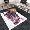 1pc Anime Demon Slayer Chair Mat - Anti-Slip Office Rug with Demon Design for Home Decor, Gaming Room, and More!U019