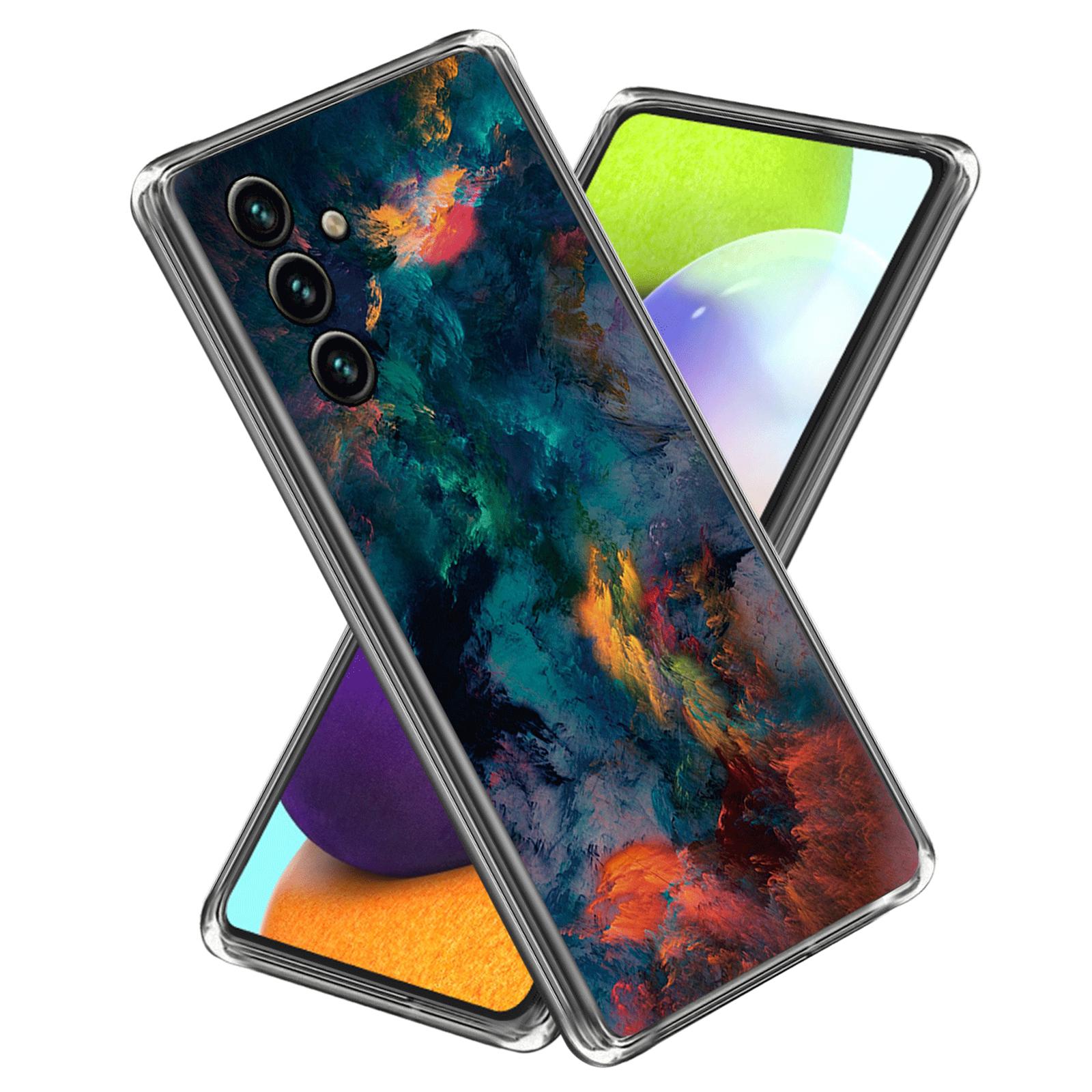 

Тонкий чехол для Samsung Galaxy A54 5G, ТПУ чехол для телефона с печатью рисунка, защитная крышка IMD Rosy Clouds