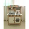 Nordic Solid Wood Children's Pretend Play Kitchen Set with Real Utensils