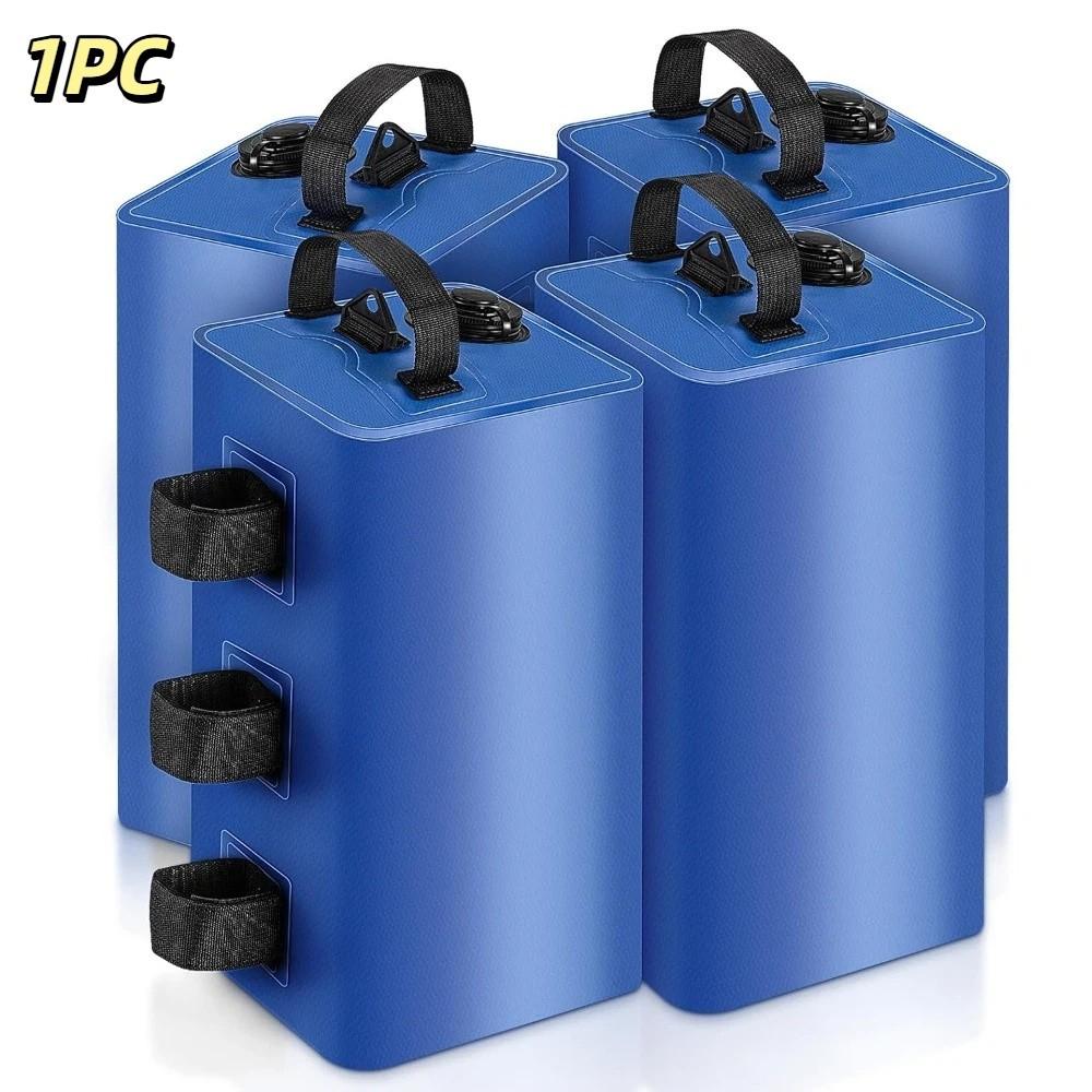 Tragbare Wasser-Gewichtstasche mit Griff Pavillon Zeltgewichte Windbeständige Zelt-Wassertasche Angeln 10L blau