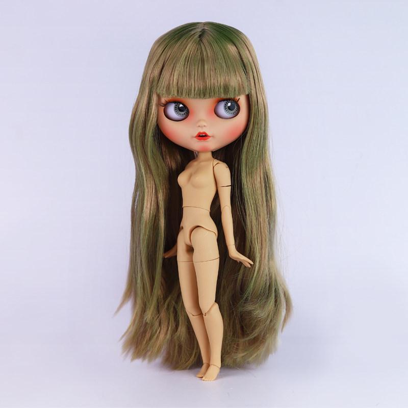 ICY blyth pop 1/6 Pop BJD Gewrichtslichaam Bruine huid Mat gezicht 30cm speelgoed cadeau Anime Girl SD