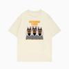 2025 Tiger Onitsuka Home Tiger Tide Brand Ins American Letterprinteds and Unisexs Half Sleeve Loose Short Sleeve Tshirt