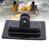 Inflatable Boat Canopy Mount Base PVC Nylon Sun Shade Deck Mount Base for T and U Shape Head Black