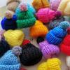 10Pcs 3.5CM Mixed Woolen Yarn Mini Headwear Cap Headwear Garment High Quality Premium Grade Figure Craft Materials