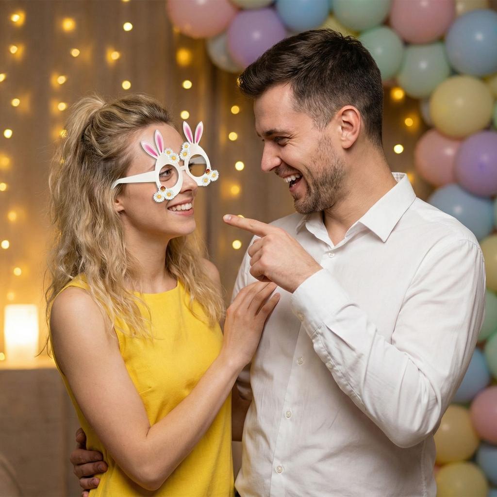Easter Party Decoration Paper Glasses