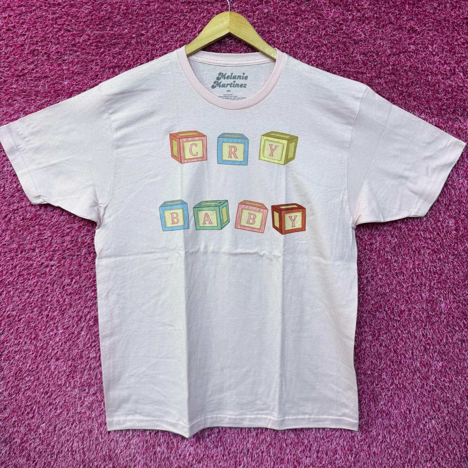 Melanie Martinez Cry Baby Letter Blocks Electro-Pop Tee 2XL XXXL