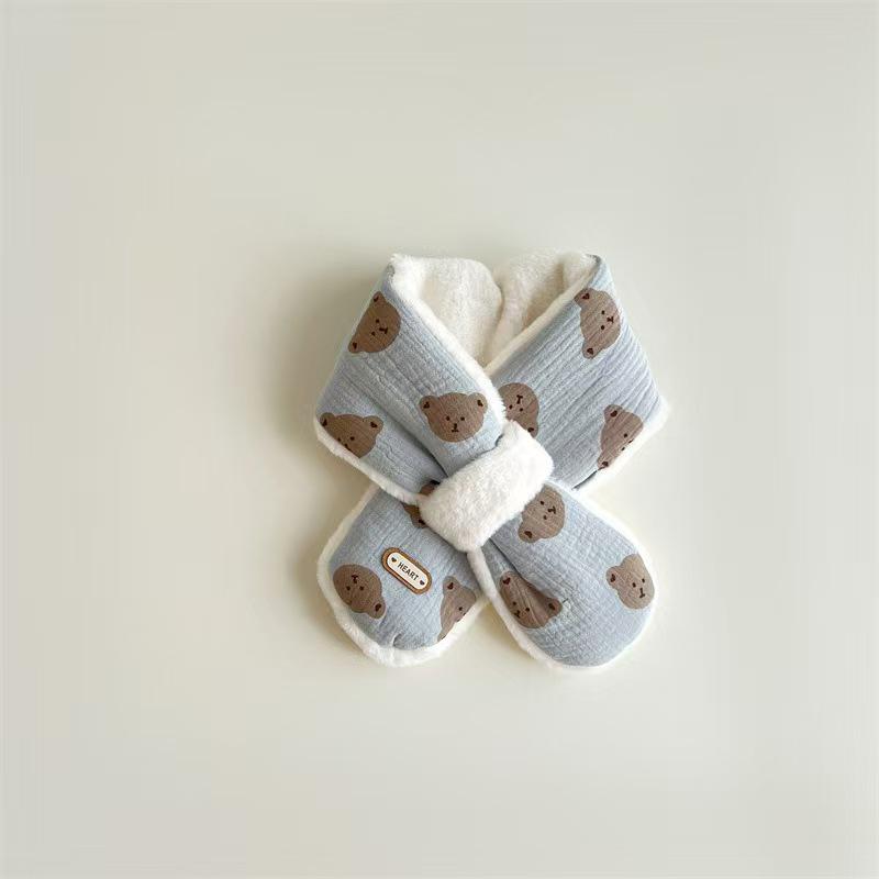 

Cozy & Warm Fleece-Lined Children s Scarf - Cute, Thick, Windproof, Cold-Resistant for Outdoor Use 75x10CM (Recommended for 1-10 years)