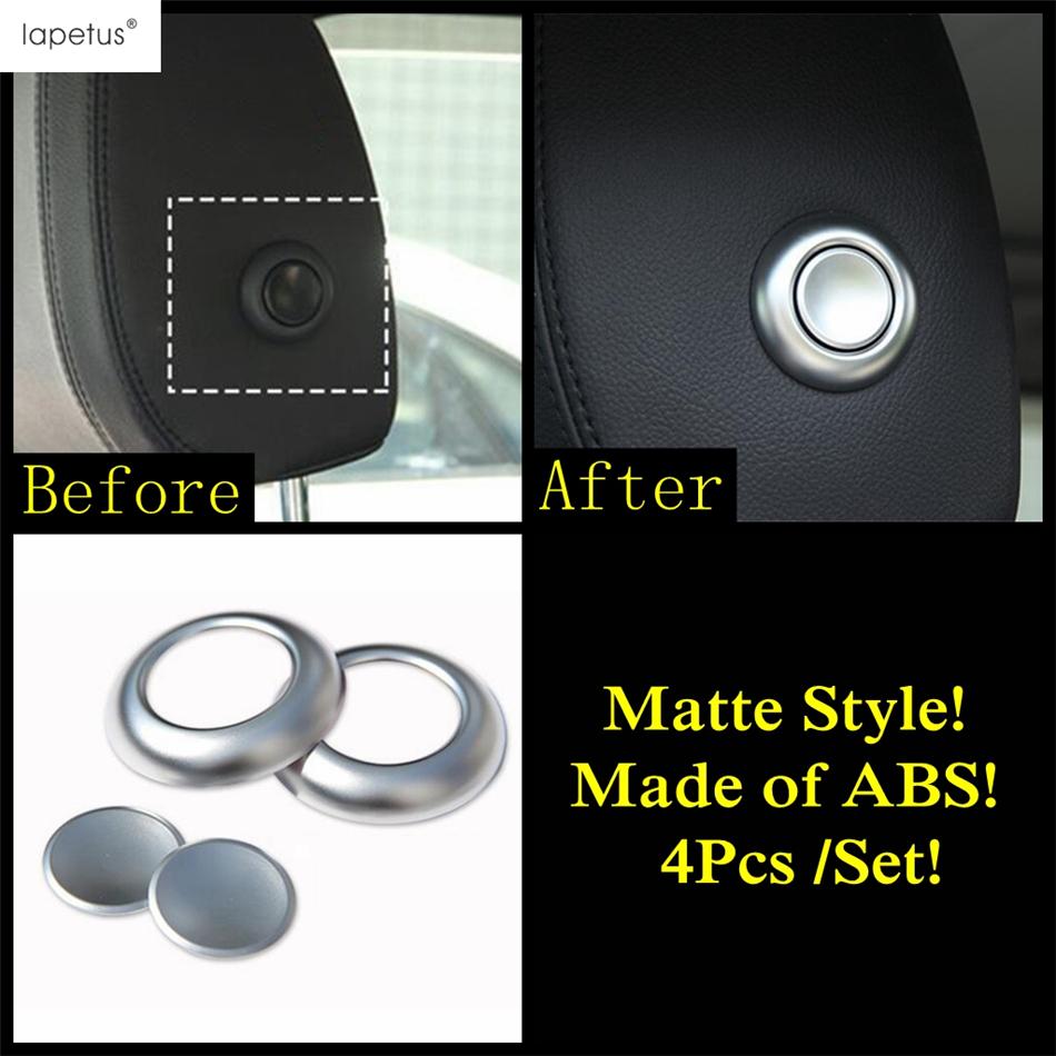 Window Lift / Head Lamp Light / Hand Brake / Seat Pillow Button Cover Trim Matte Accessories For Jaguar F-Pace X761 2017 -