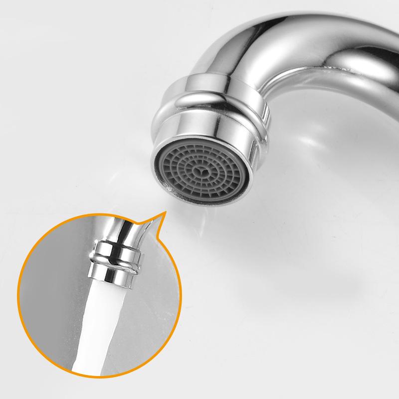 Brass Gold Bathroom Basin Sink Faucet Deck Mounted Single Handle Hot and Cold Water Mix Tap Golden Faucets Chrome EL2189