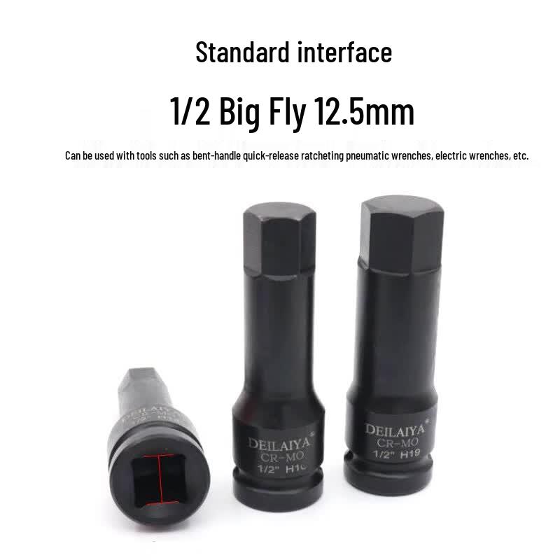 1/2-inch Drive Pneumatic Hex Bit Socket Set
