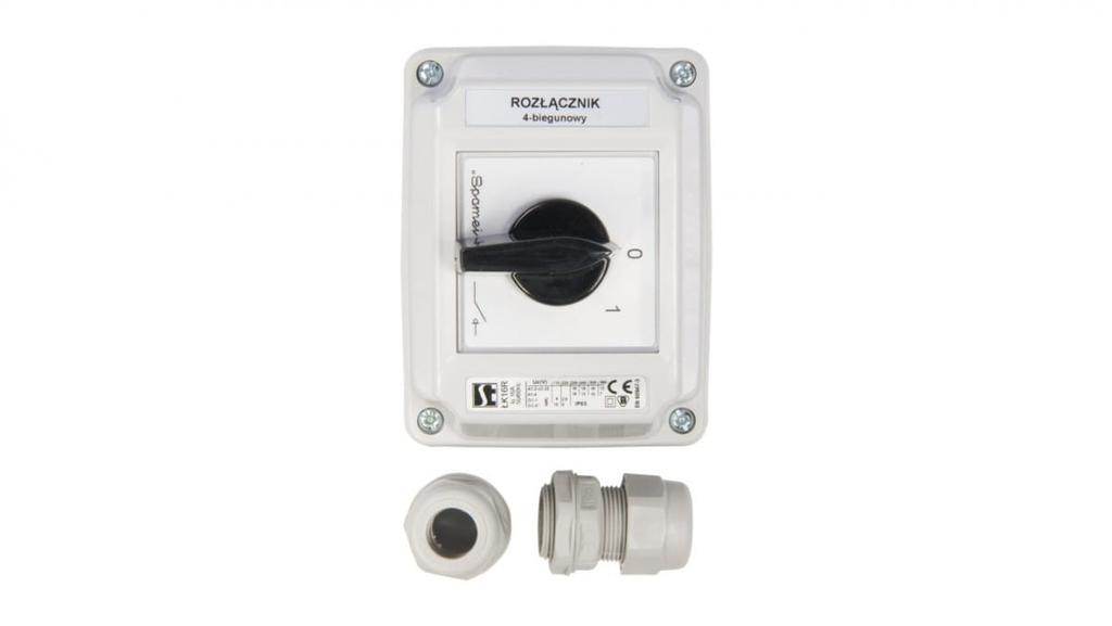 Cam Switch 0-1 4P 16A In Housing Łk16R-2.8210Ob2