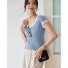 Demana Elegant U-Neck Sleeveless Knit Top