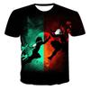 3D My Hero Academia Anime Character Graphic Printed Casual Short Sleeved Men's T-shirts - Medium Stretch Polyester Fabric Summer Relaxed Fit Clothing