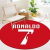 CR7 Cristiano Ronaldo Round Area Rug,Carpet Rug for Living Room Bedroom Sofa Playroom Decor,Non-slip Floor Mat