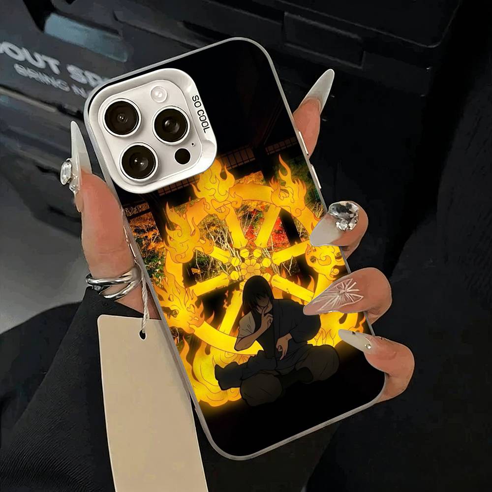 Shonen anime -Fire- Force Phone Case For iPhone 17,16,15,14,13,12,11 Plus,Pro Max,XS,white silver phone case