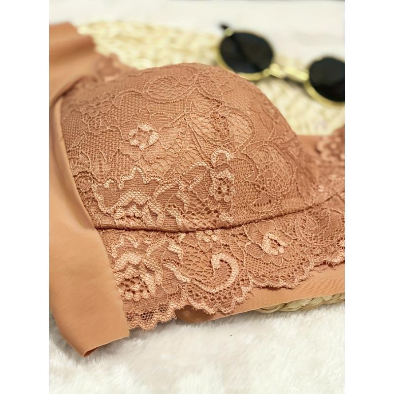 Reggiseno premaman in pizzo tinta unita da donna M-9xl, biancheria intima sexy per l'allattamento