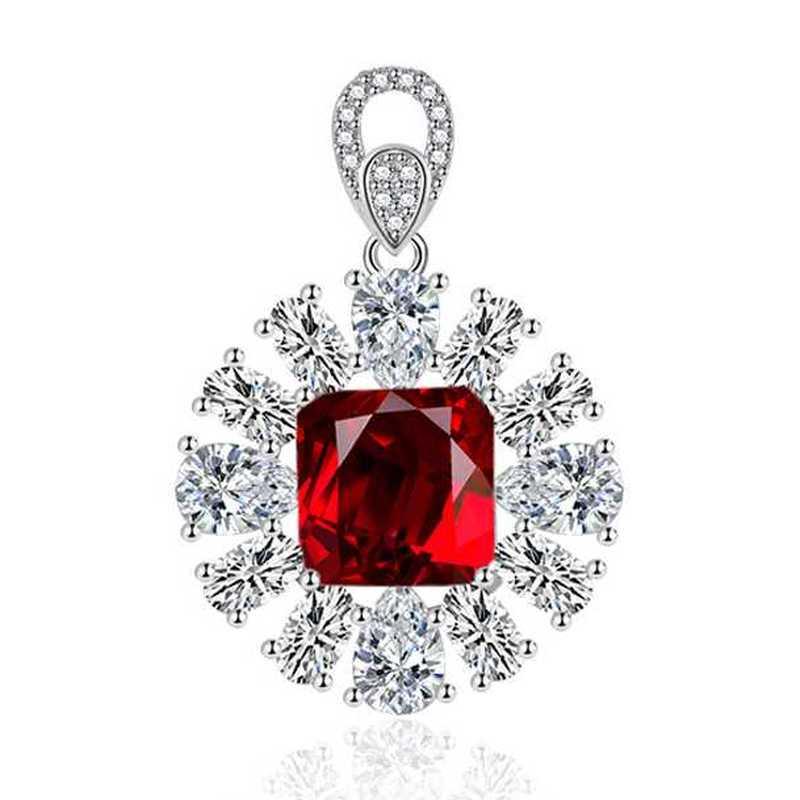 Sace Gems Κλασικό πολυτελές γυναικείο κρεμαστό κολιέ ζιργκόν Κοσμήματα Δώρο πάρτι υπόσχεσης γάμου