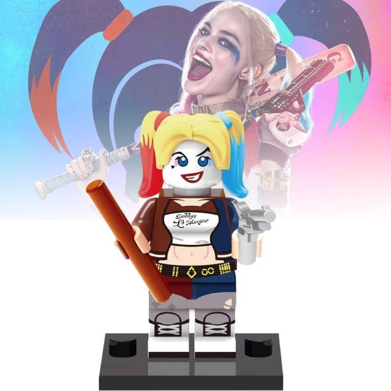 Premium Plastic Diy Poison Ivy Catwoman Quinn Two-face Building Blocks Toy Set