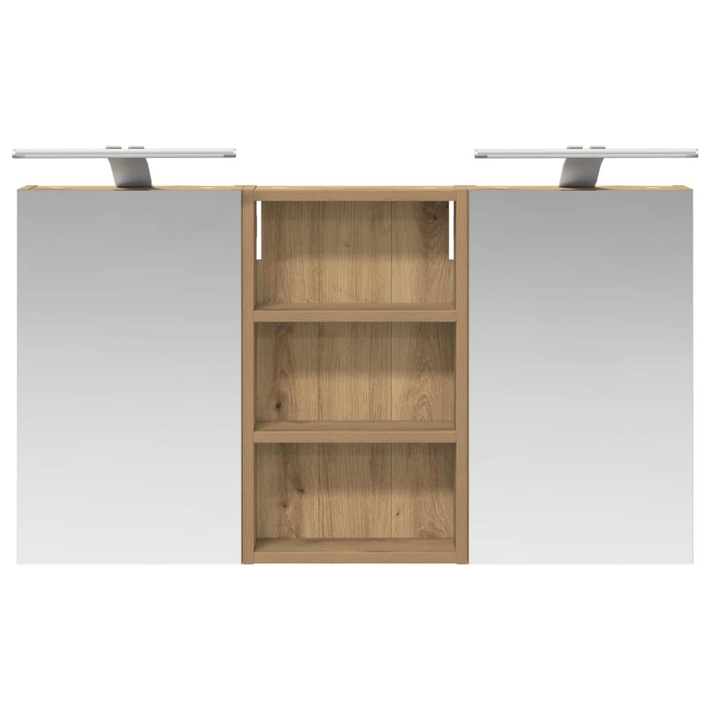 Bathroom Cabinet Set 3 Pcs 90 X 10.5 X 50 Cm Particleboard