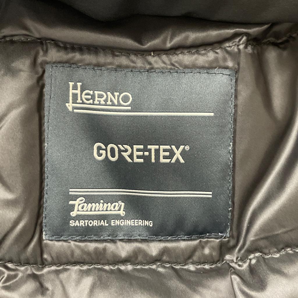Herno PI047DL Black Gore-Tex Poncho Cape Jacket 38 blackUsed