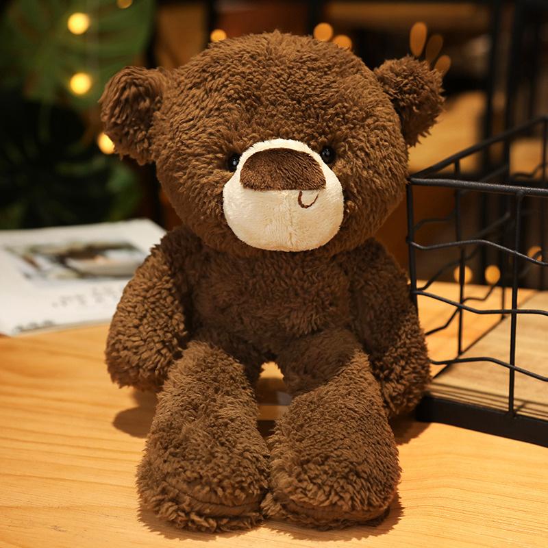 Big-headed Animal Doll Plush Toy Rag Doll Child Soothing Companion Doll Children's House Decoration Wedding Cast Gift for Girls