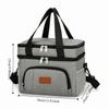 Ox Cloth Insulated Lunch Bag Solid Color Food Hand Bags Food Warm Thermal Bag Insulation Package Cooler Lunch Box Bag