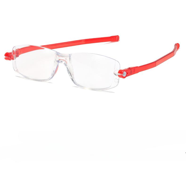 Trendige Blaulichtfilter-Lesebrille für Damen Ermüdungsresistente Lesebrille mit Federscharnier Leichte randlose Brille