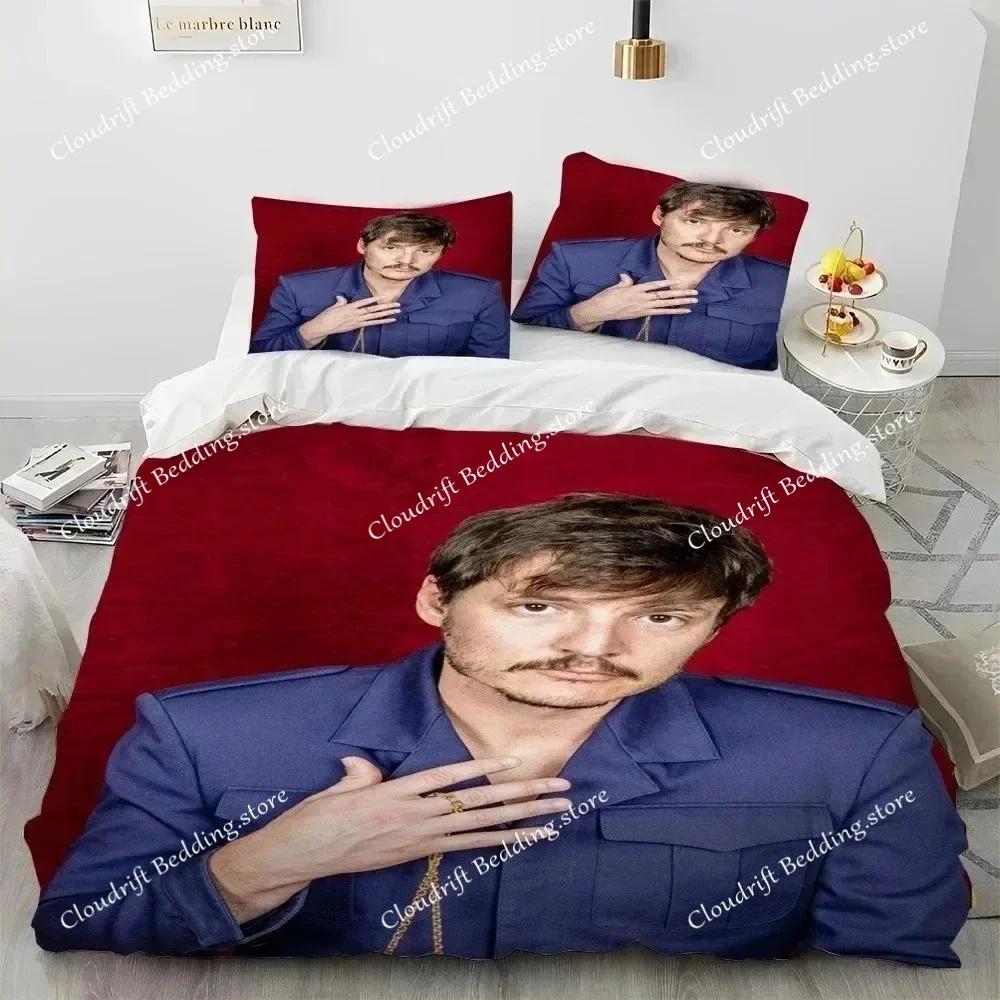 Jose Pedro Balmaceda Pascal Photo Bedding Set Pillowcase Comforter King Queen Size Boys Adult Duvet Cover Bed Set026