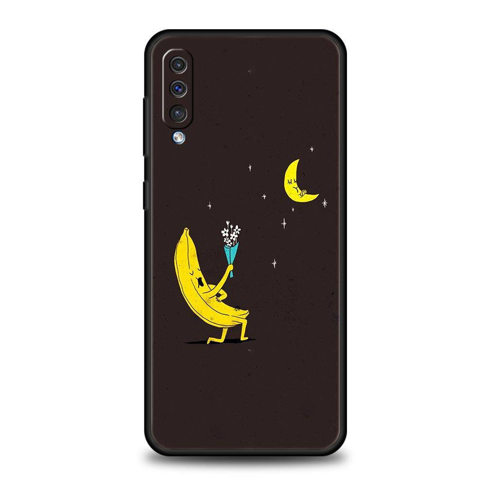 Funny Bite Apple Banana Phone Case for Samsung Galaxy A56 A36 A26 A16 A34 A24 A42 A22 A20 A12 A40 A30 A10 Soft TPU Cover Shell