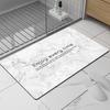 Diatom Printing Bathroom Thickening Mat Bath Non-slip Carpets In Wash Basin Bathtub Side Floor Rug Shower Room Doormat Memory Foam 3D Pad