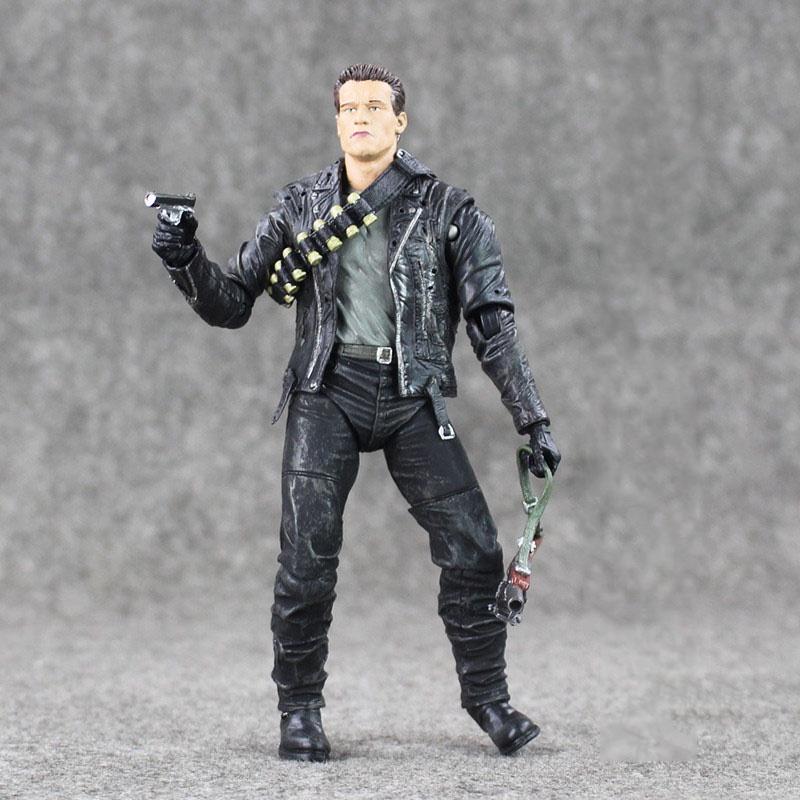 2 Judgment Terminator Day T800 Ultimate Deluxe Arnold 8" Action New Figure